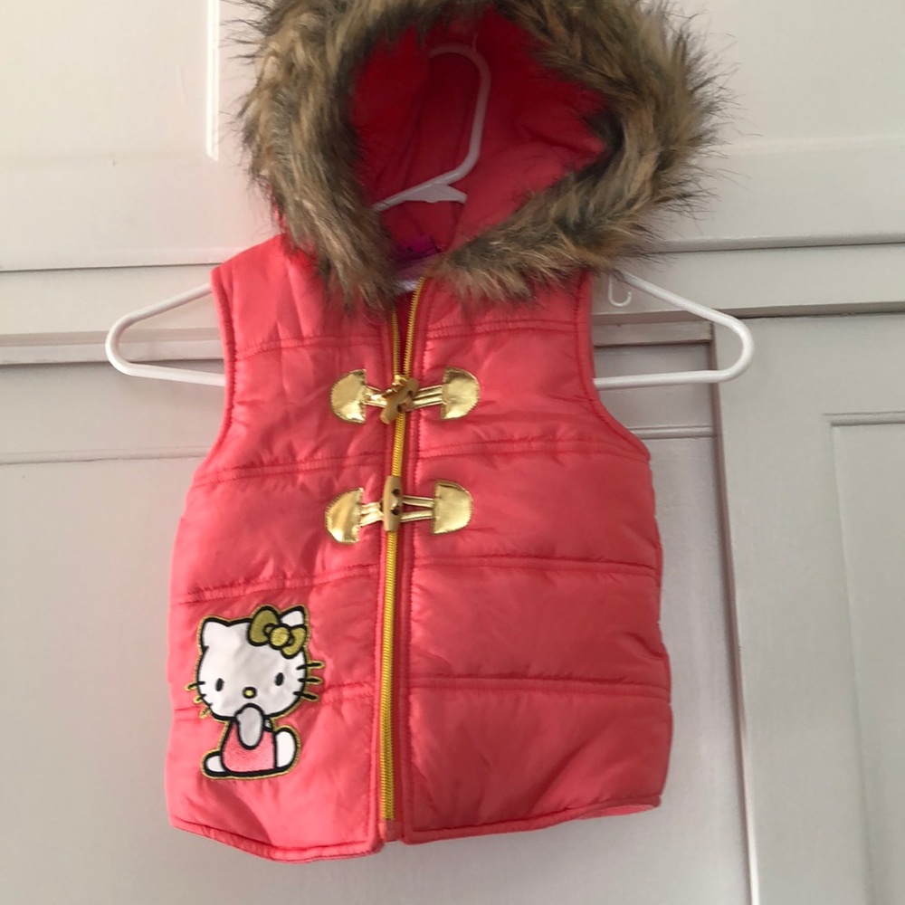 Hello kitty vest jacket size 5